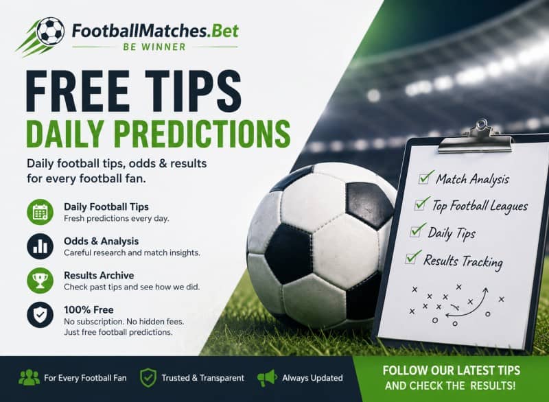 Daily Football Predictions - Free Football Tips and Results Daily Football Predictions - Free Football Tips and Results