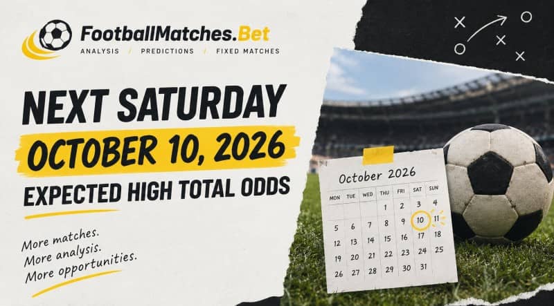 Fixed Matches October 2026 – What to Expect This Month Fixed Matches October 2026 – What to Expect This Month